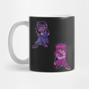 Susie Dark world y light world Stickers y Pins Mug